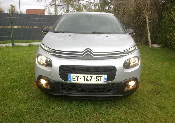 Citroen C3 cena 29900 przebieg: 147000, rok produkcji 2018 z Góra małe 46